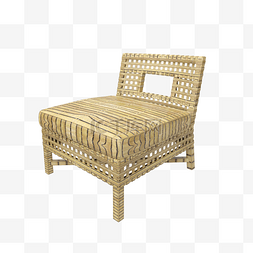 豹纹竹芋图片_立体镂空椅子C4D装饰