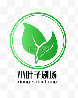 绿色树叶圆形图片_绿色树叶LOGO