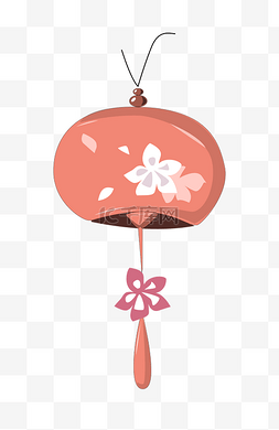 红色樱花风铃