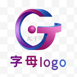 紫色字母LOGO