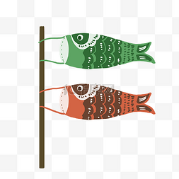 鱼旗图片_日本鱼旗旗子