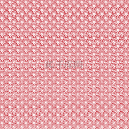 日式红色花纹底纹