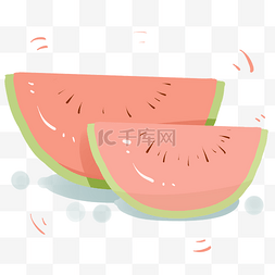粉色西瓜水果