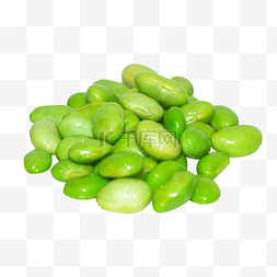 绿色椭圆毛豆