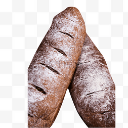 全麦面包面包图片_两个大列巴面包