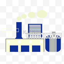 立体建筑物图片_立体冒烟工厂