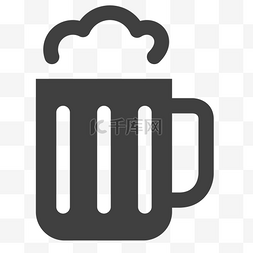 啤酒图标图片_卡通的啤酒酒杯