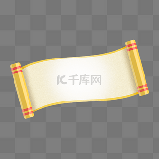 中国风卷轴边框