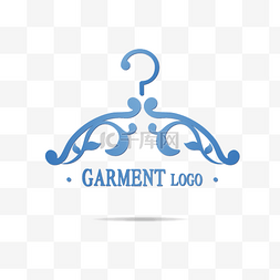 服装logo图片_蓝色花纹服装LOGO