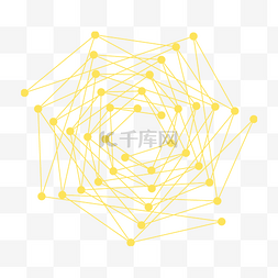 点线科技线条图片_不规则科技线条几何点线