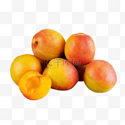 成熟的黄杏图片_美味时令水果大黄杏