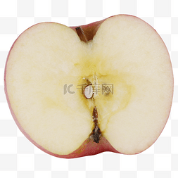 苹果对半图片_水果苹果