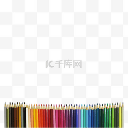 铅笔彩色铅笔图片_简洁彩色铅笔