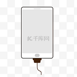 电气试验图片_移动电话连接到电气标志图标
