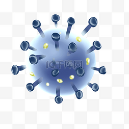 新冠状病毒与饮食图片_蓝色新冠病毒