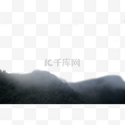 仙境仙境图片_大山树木被包围在云雾中