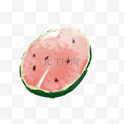 水果行业图片_半块红色西瓜