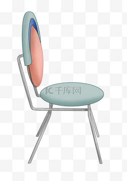 简约餐椅凳子插画