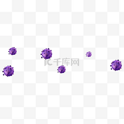 紫色病毒图片_紫色病毒群