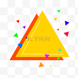 三角形黄色对话框