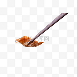 筷子夹起的肥肠