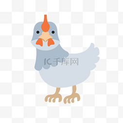 动物模板下载图片_卡通鸡PNG下载