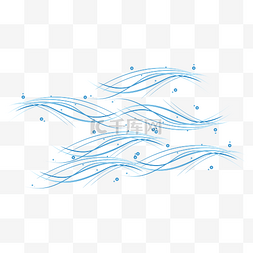 科技蓝色波浪线条图片_蓝色波浪线条