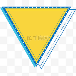 科技感海报边框图片_科技感三角形
