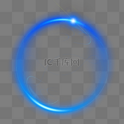 科技框光效图片_蓝色科技感光效
