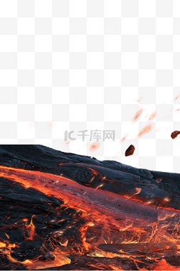熔岩喷发图片_岩浆火山喷发