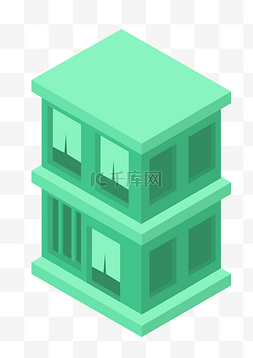 绿色立体建筑