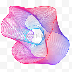 流线梦幻图片_科技粒子