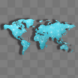 世界地图图片_科技地图