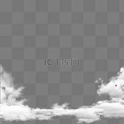 天空动漫图片_白色的云朵免抠图