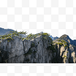 黄山风景图片图片_黄山的峭壁