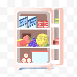 冰箱里的酸奶图片_冰箱食物