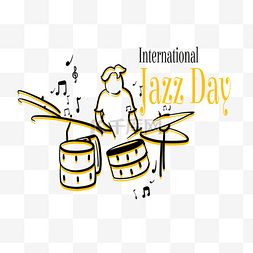 international jazz day 国际爵士乐日架