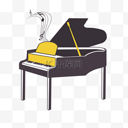 一架图片_时尚音乐乐器钢琴