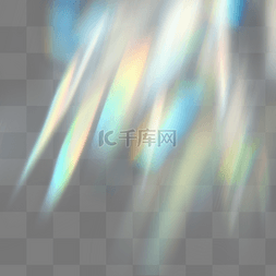 动感蓝色全息blurred rainbow ligh抽象