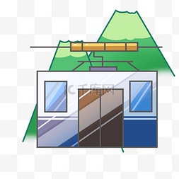 旅游交通图片_高空交通缆车