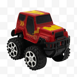 实物玩具图片_红色大卡车玩具
