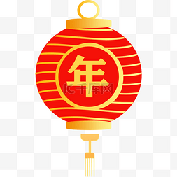 新年元素灯笼素材