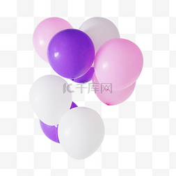 漂浮彩色气球图片_漂浮彩色气球