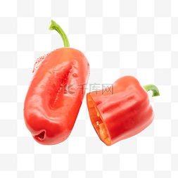 红色菜椒素材图片_新鲜红色菜椒辣椒