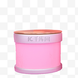 粉红色的箱体免抠图