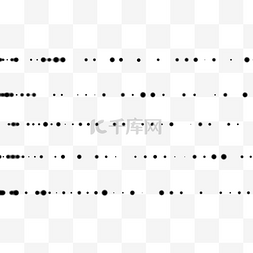 黑色大小不一的点的虚线