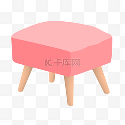 家具小凳子图片_红色小板凳