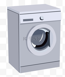 电器洗衣机的插画