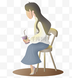 咖啡白领图片_咖啡店喝咖啡的女孩