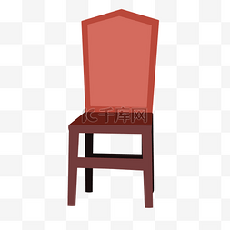 实木椅子插画图片_简约红木椅子插图